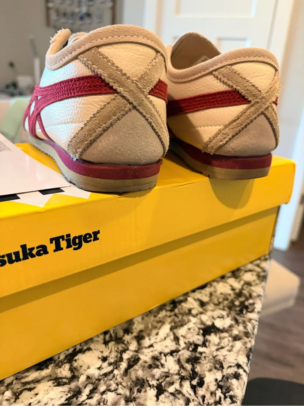 Onitsuka Tiger by Asics Men's Sneakers - Cream, Tan & Red